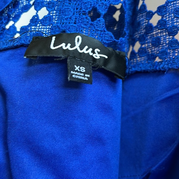 Blue Lace MIDI Dress - Picture 8 of 8